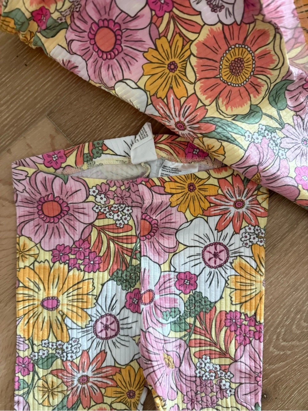 H&M toddler floral set
